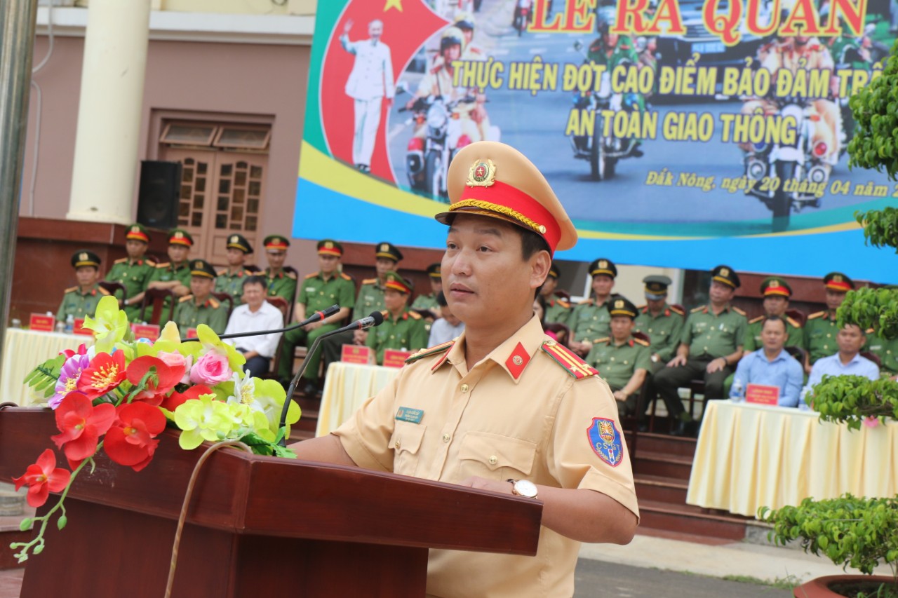 Đắk Nông: Phòng PC08 Công an tỉnh với công tác đảm bảo trật tự, an toàn giao thông trong quý I – 2020 và tháng tổng kiểm soát các phương tiện giao thông đường bộ
